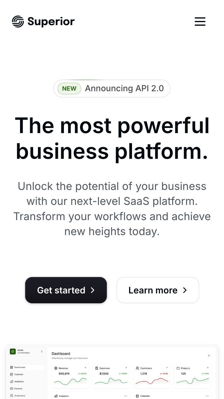 Superior website