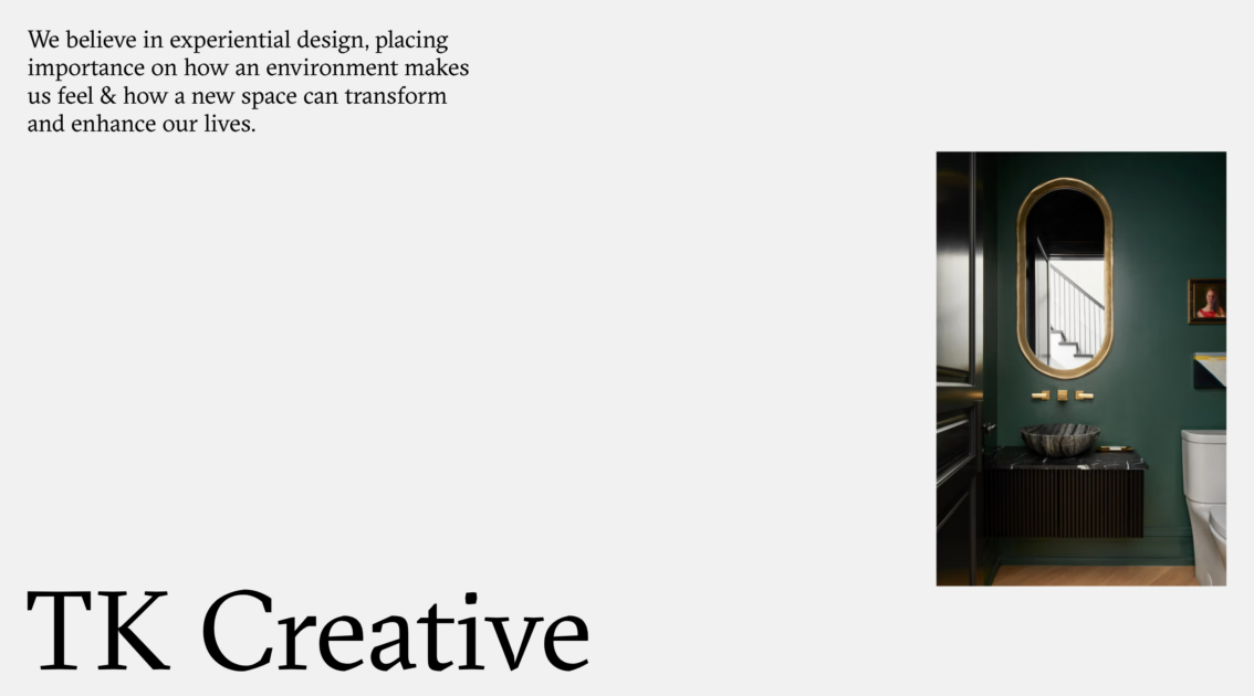 TK Creative on Minimal Gallery