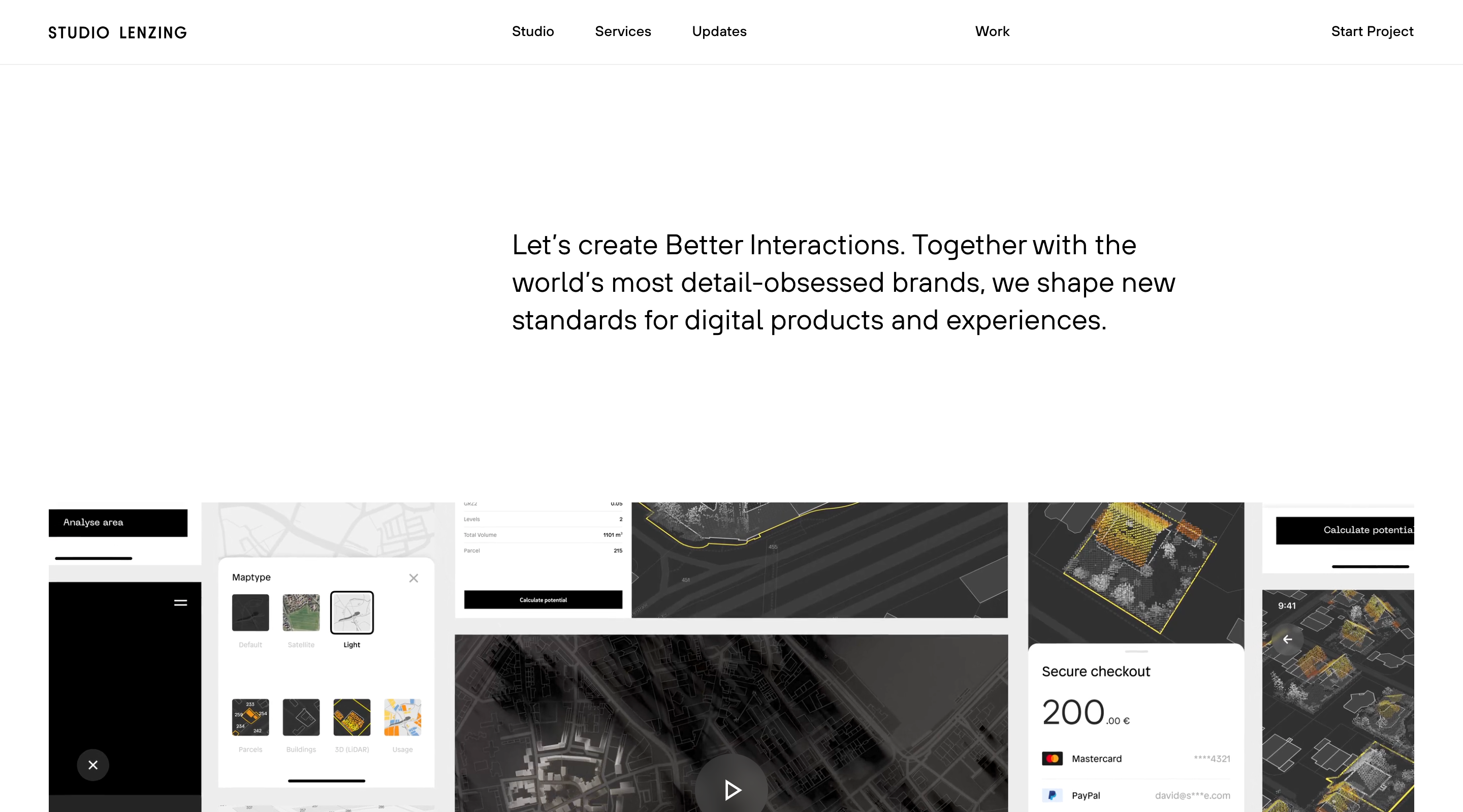 Studio Lenzing website