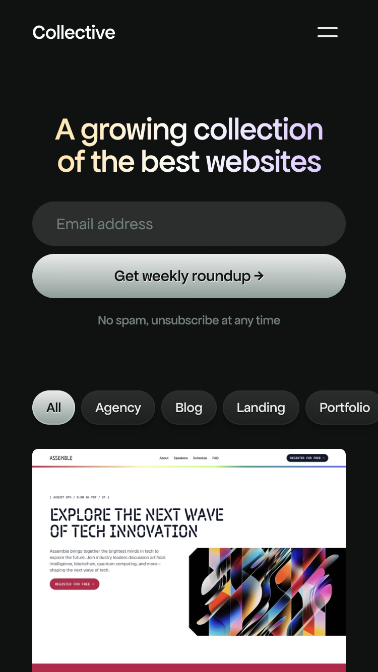 Collective website