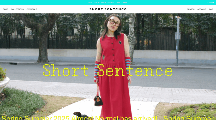 Short Sentence website