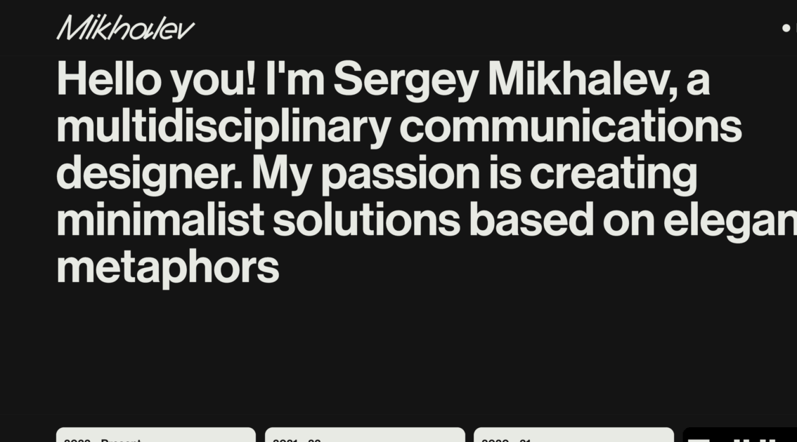 Sergey Mikhalev on Minimal Gallery