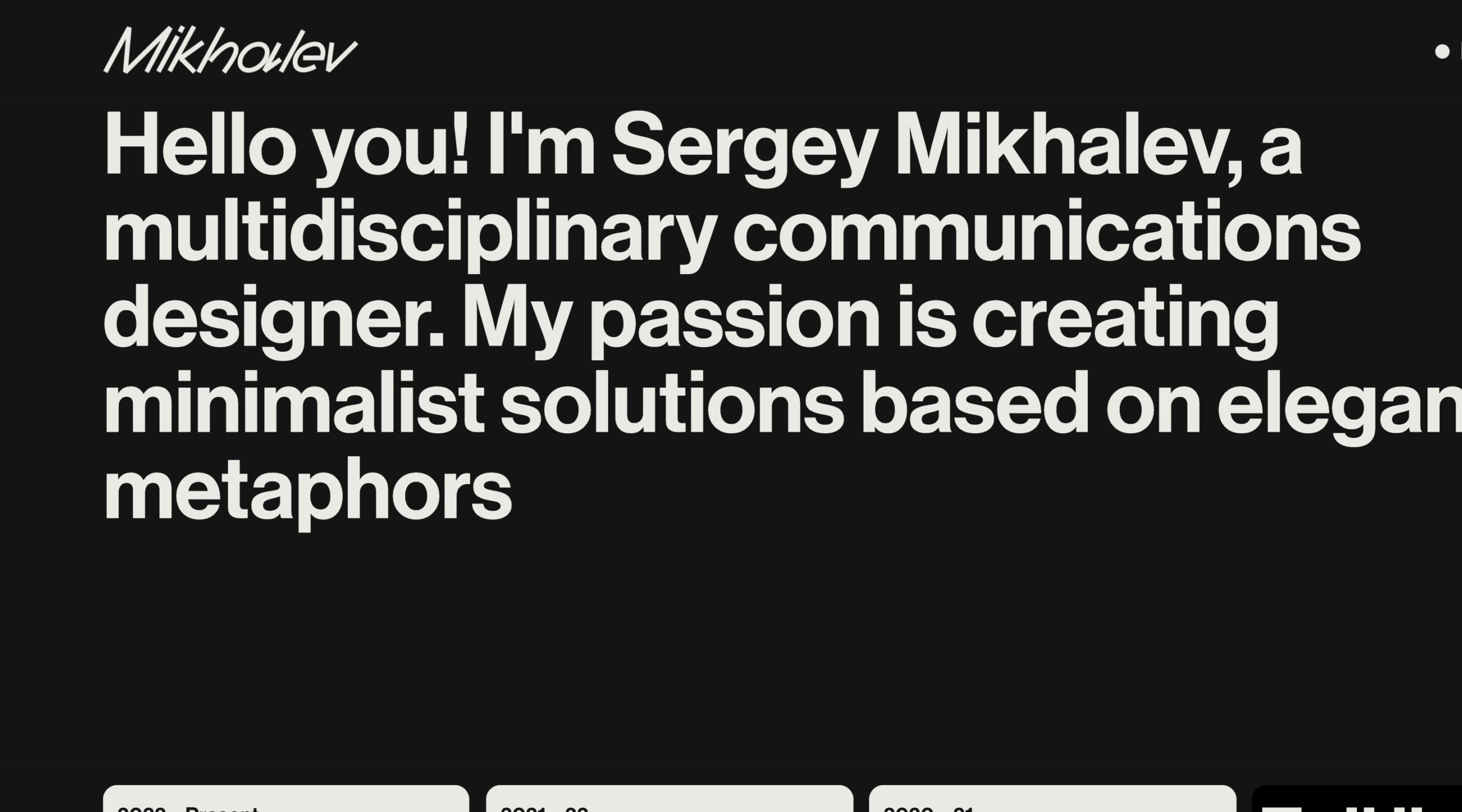 Sergey Mikhalev website
