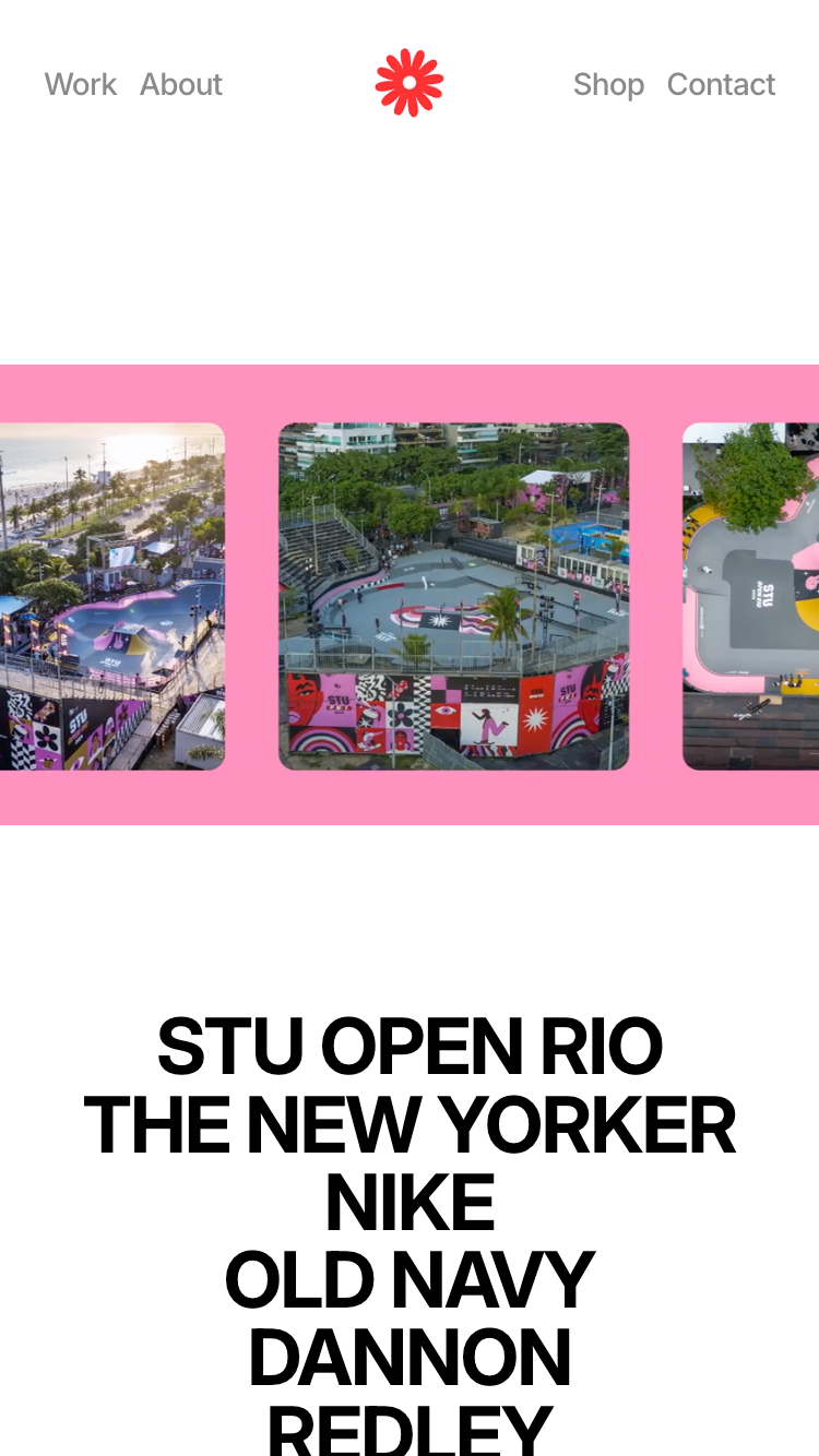 Camila Rosa’s Portfolio website
