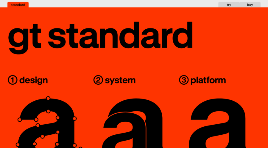 GT Standard Minisite website