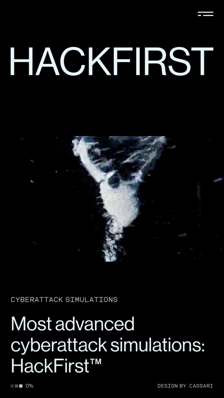 HackFirst: Cyberattack Simulations website