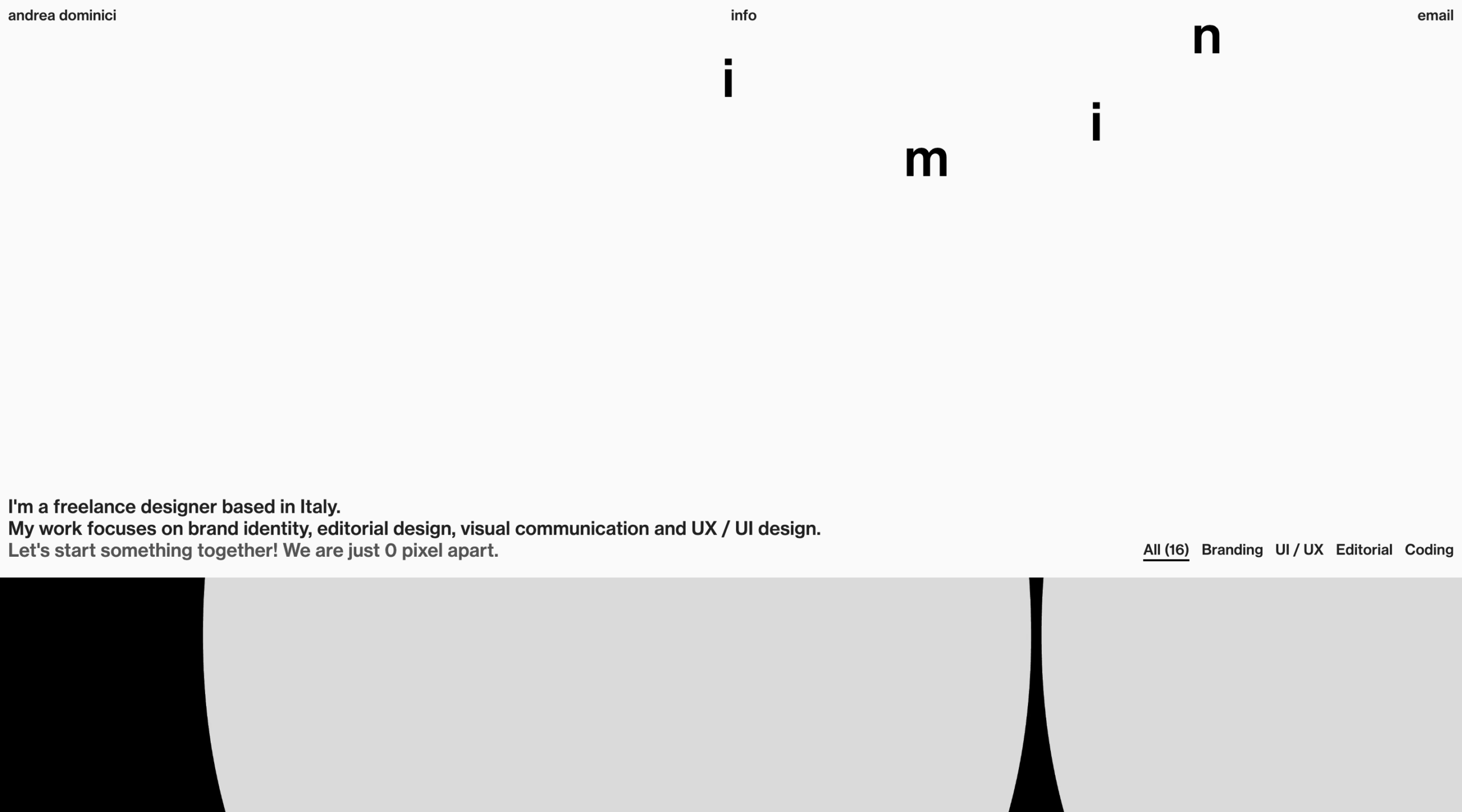 Andrea Dominici website