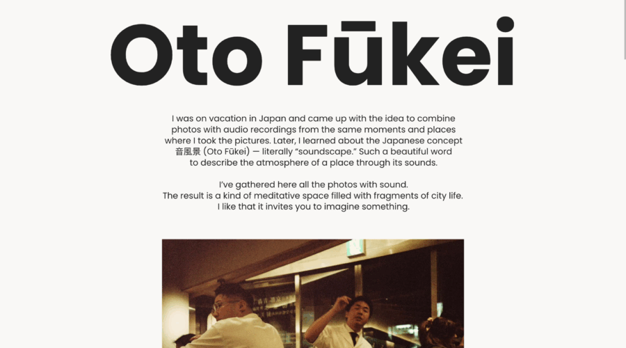 Oto-fukei website