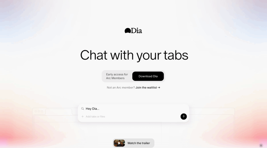 Dia website