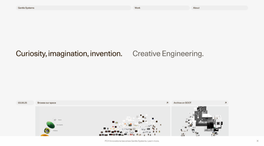 Gentle Systems website