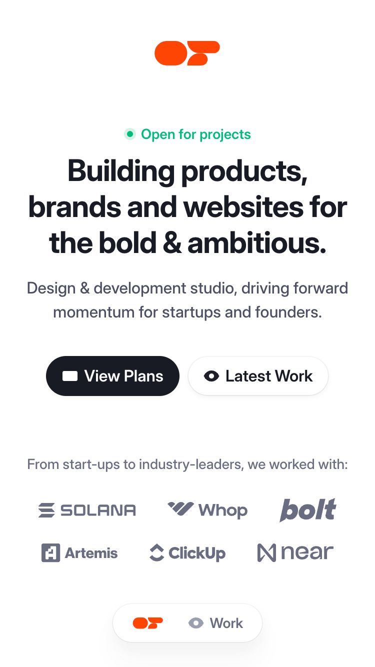 Outpace Studios website