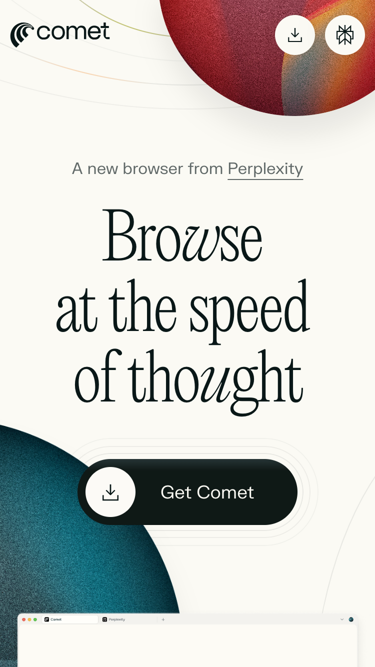 Comet website