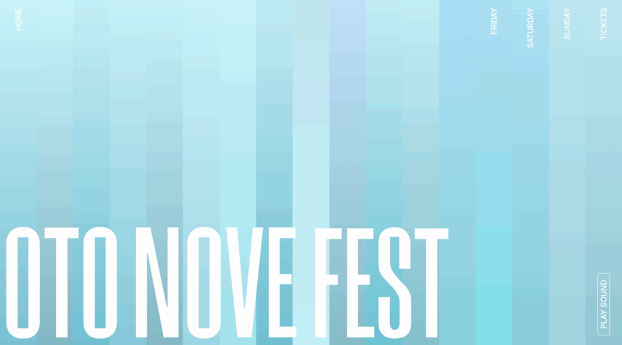 Oto Nove Fest website