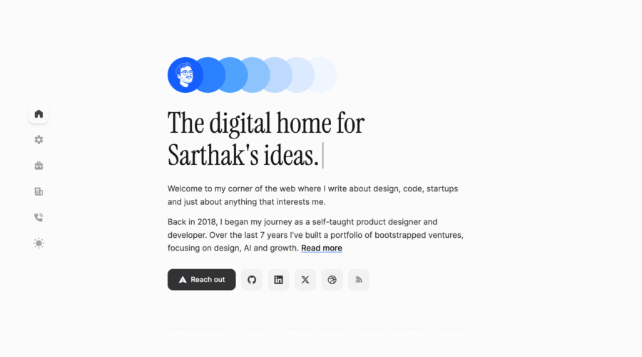 Sarthak Mishra website