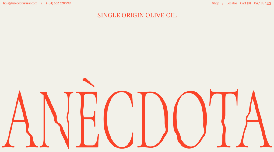 Anècdota Rural website