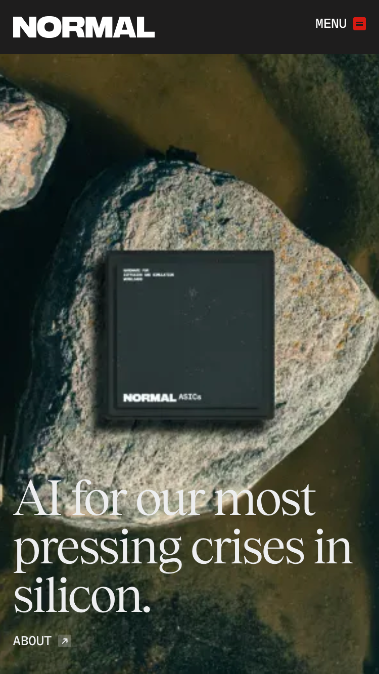 Normal Computing website