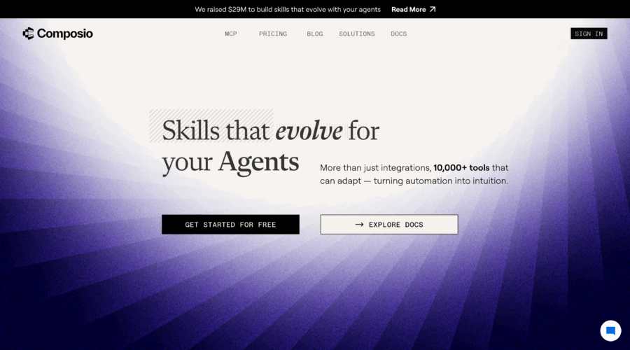 Composio website