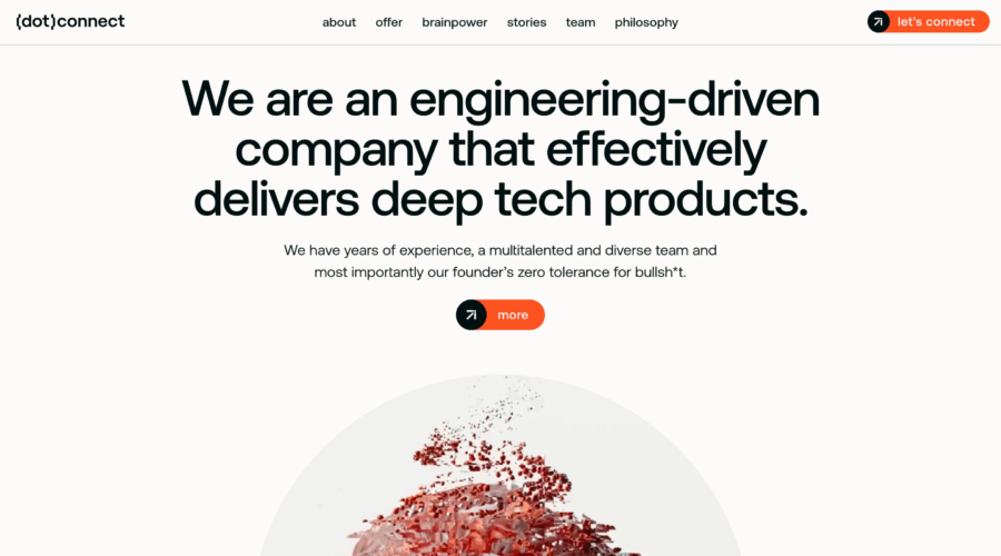 (dot)connect website