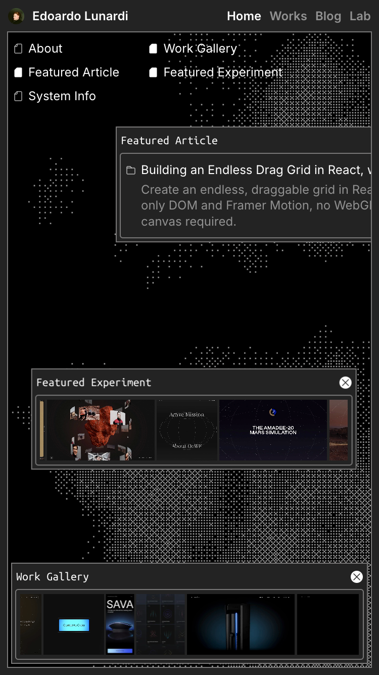 Edoardo Lunardi website