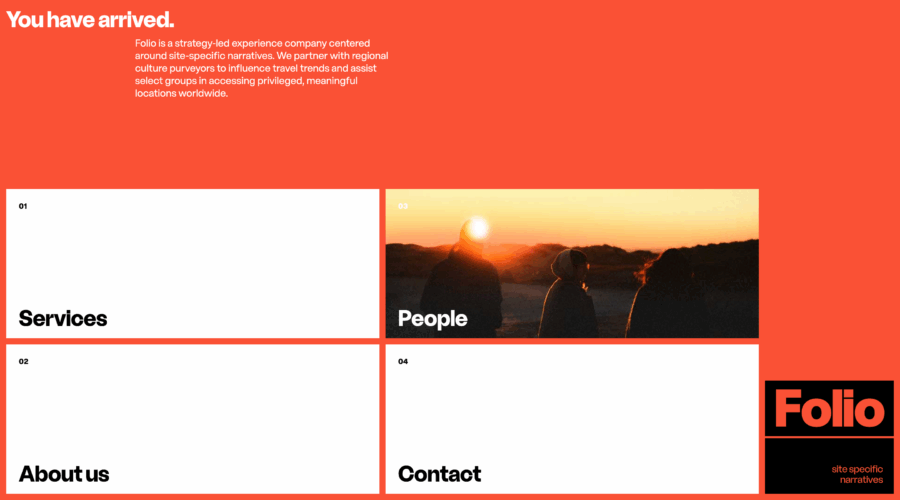 Folio website