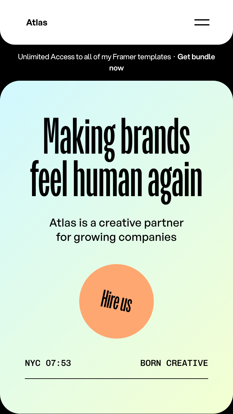 Atlas Studio website