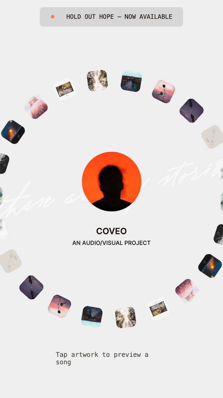 COVEO Music website