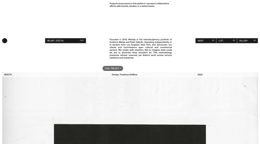 Melody Digital website