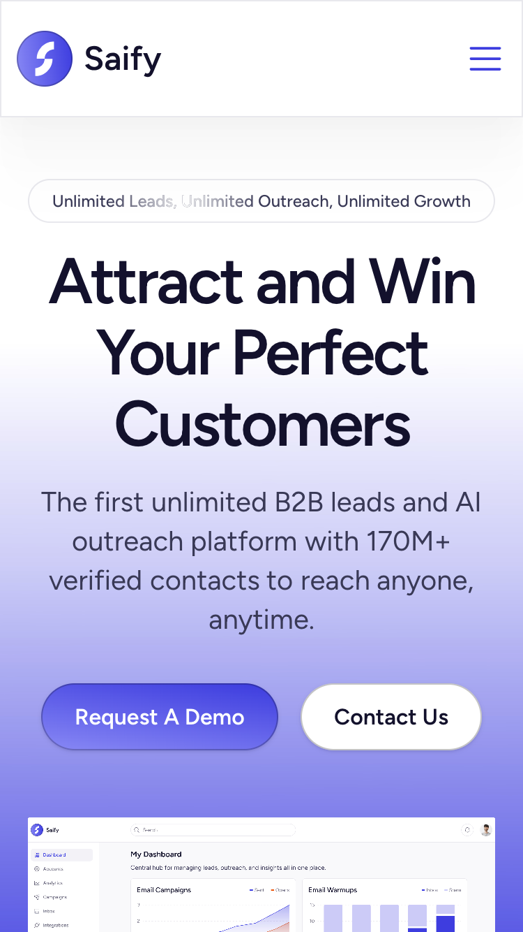 Saify website