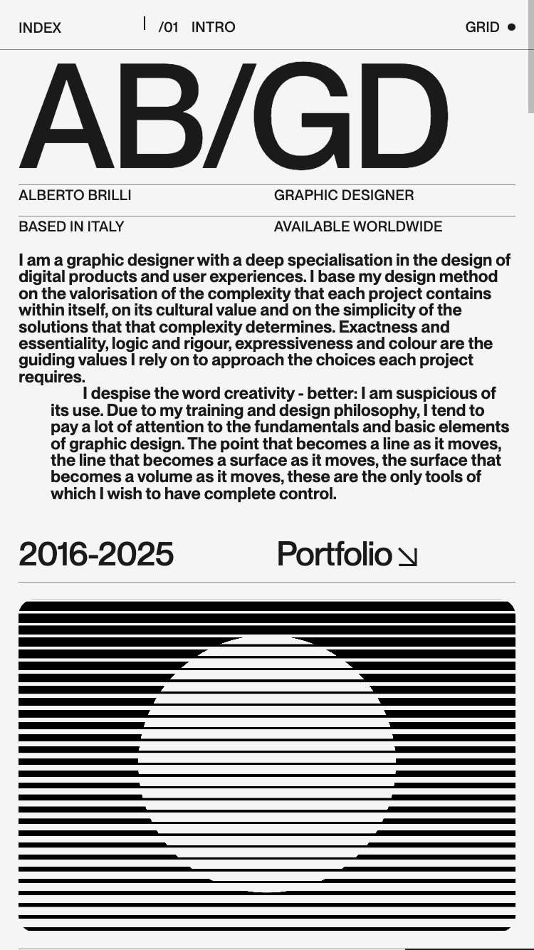 AB/ GD Portfolio website