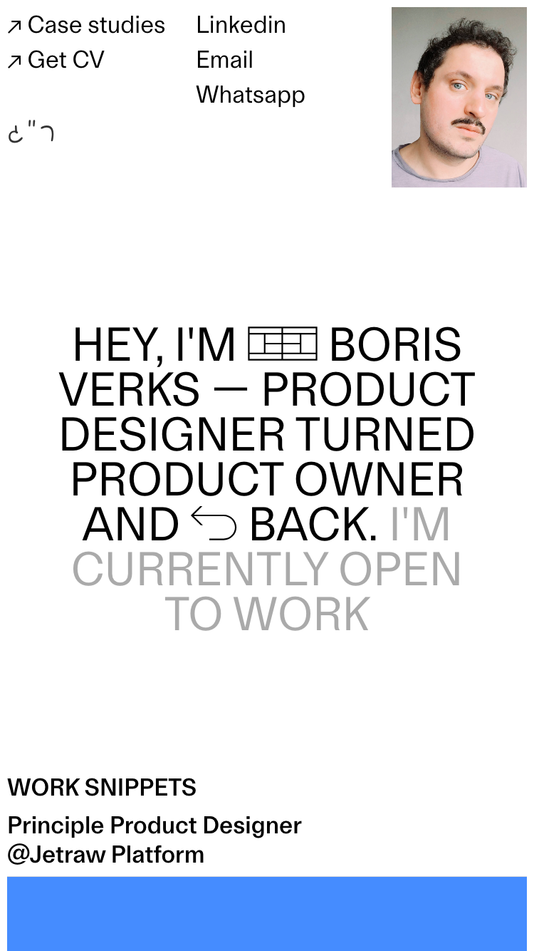 Boris Verks website