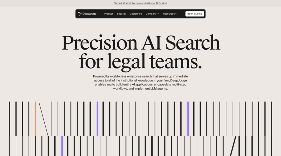 DeepJudge website