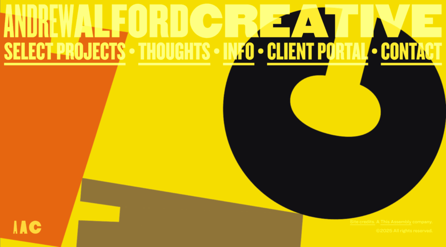 Andrew Alford Creative website