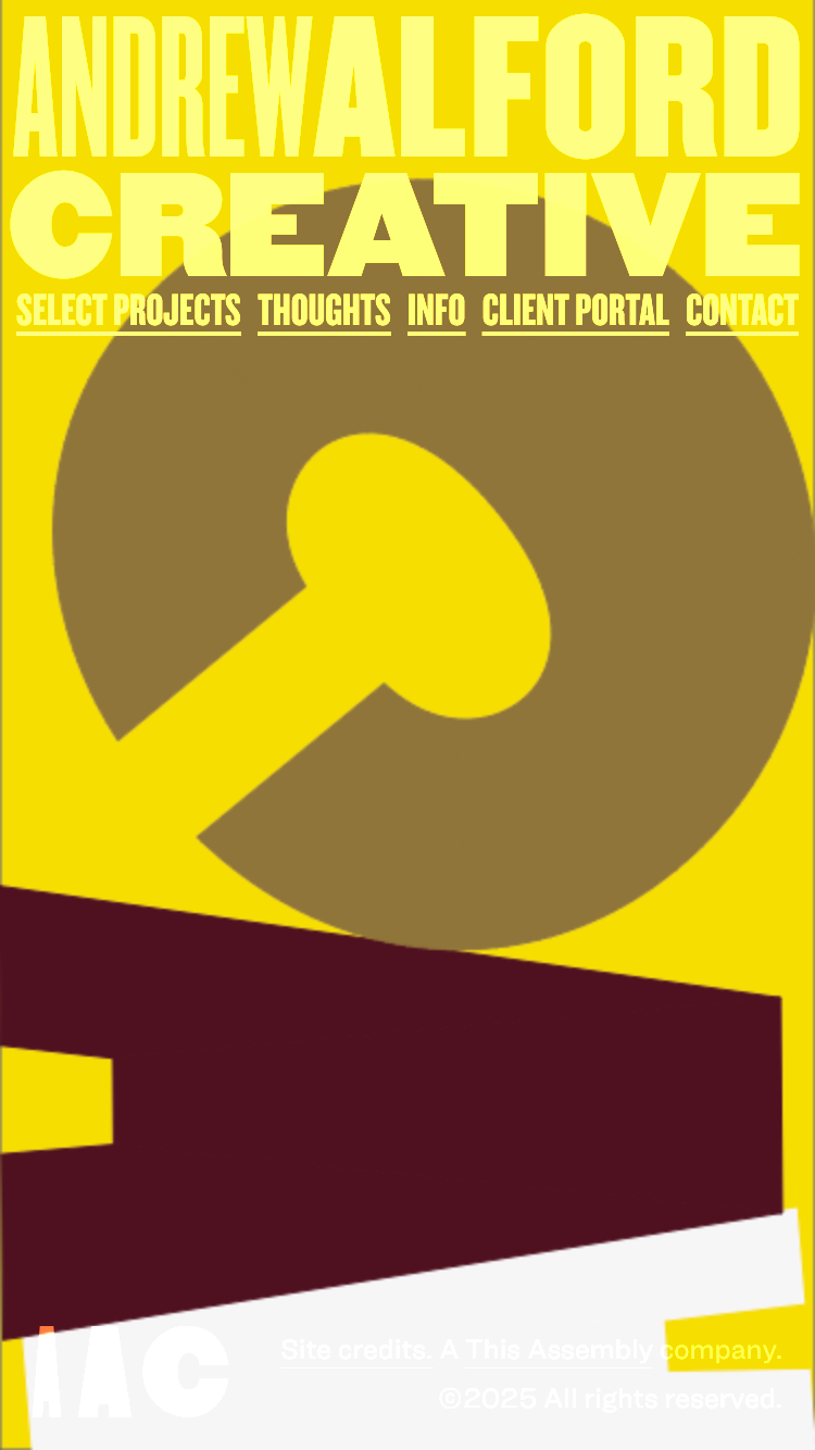Andrew Alford Creative website