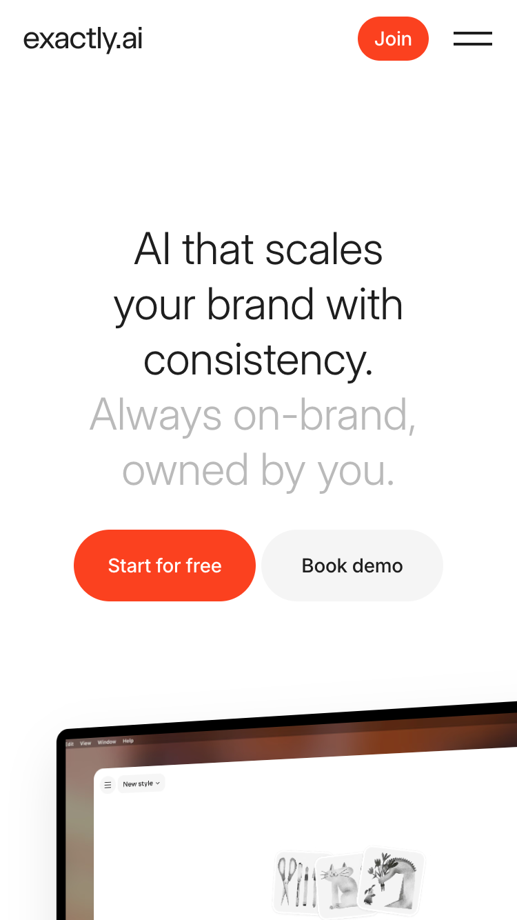 exactly.ai website