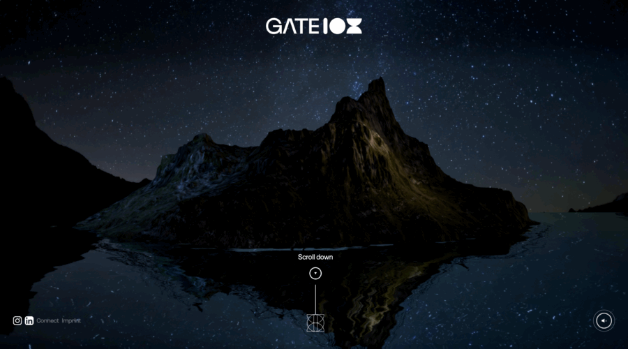 GATE108 3D website