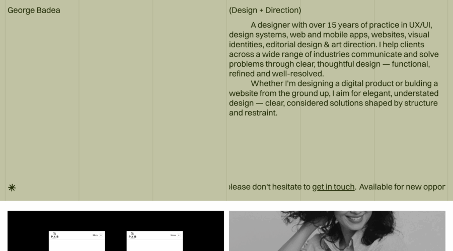 George Badea website