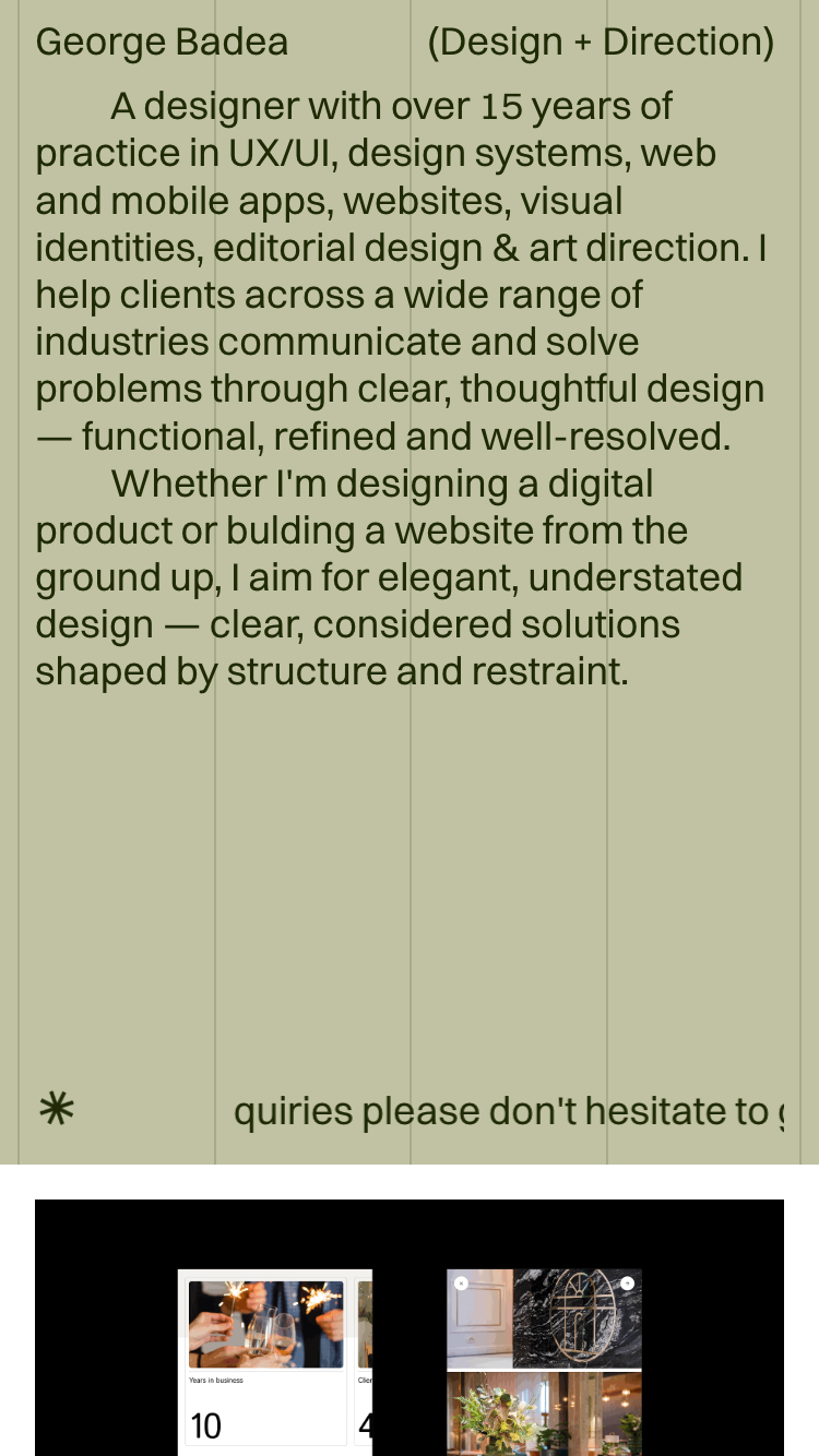 George Badea website