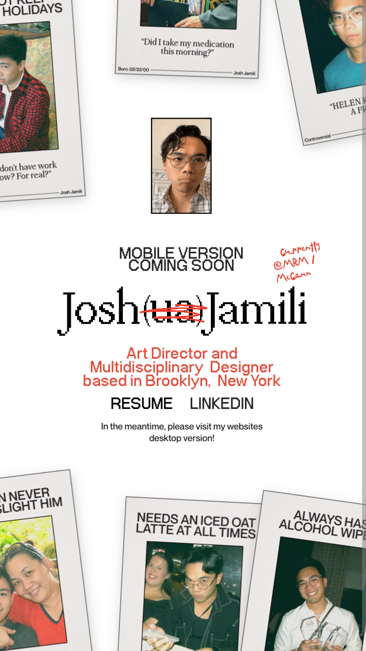 Josh Jamili website