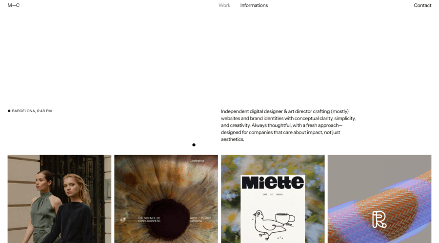 Marie Codina website