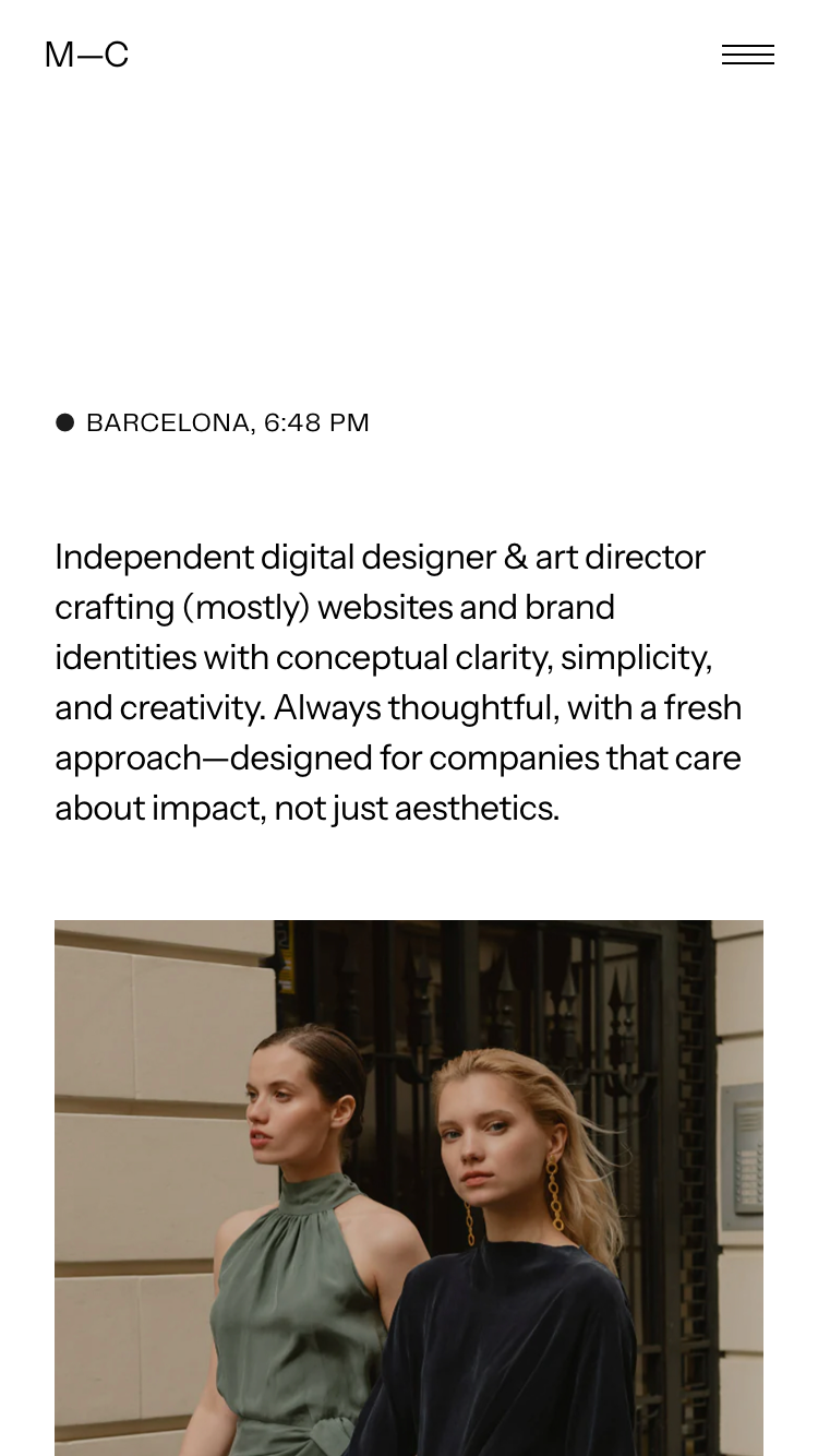 Marie Codina website