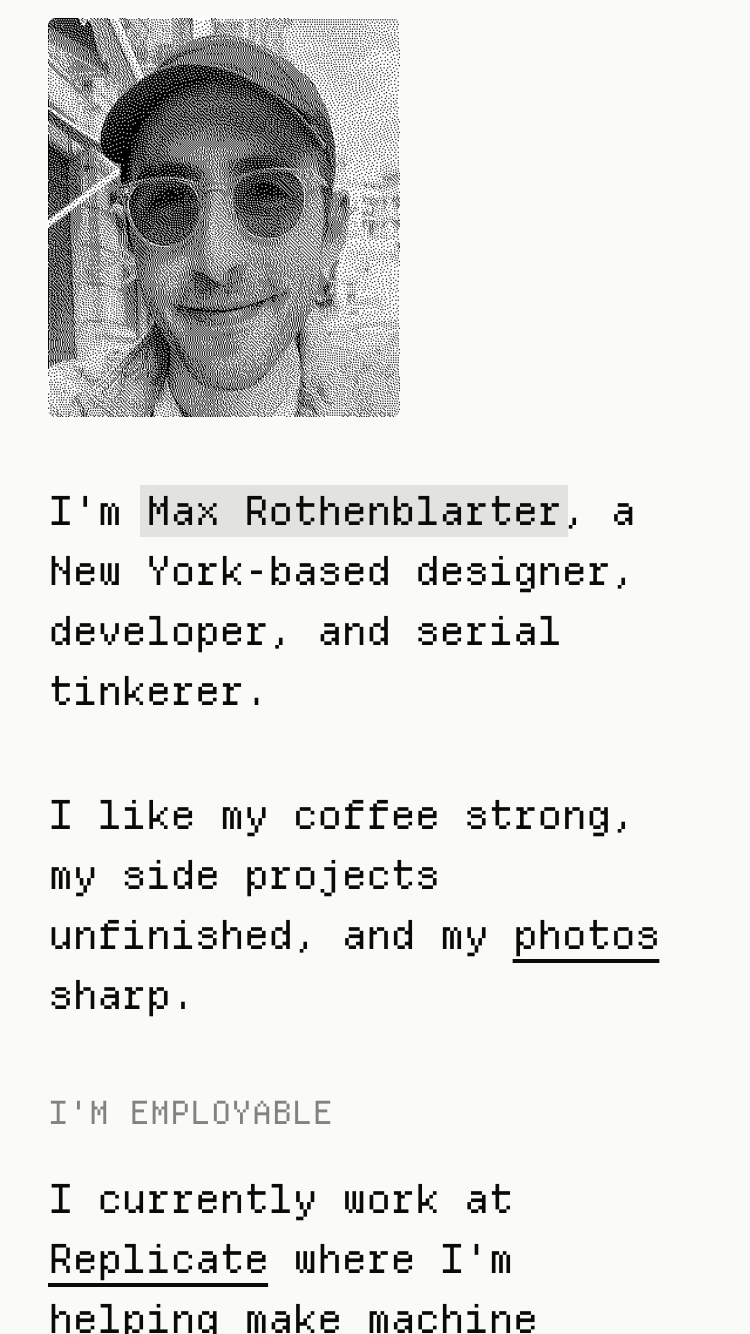 Matt Rothenberg website