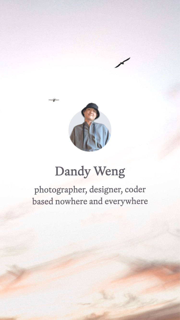 Dandy Weng website