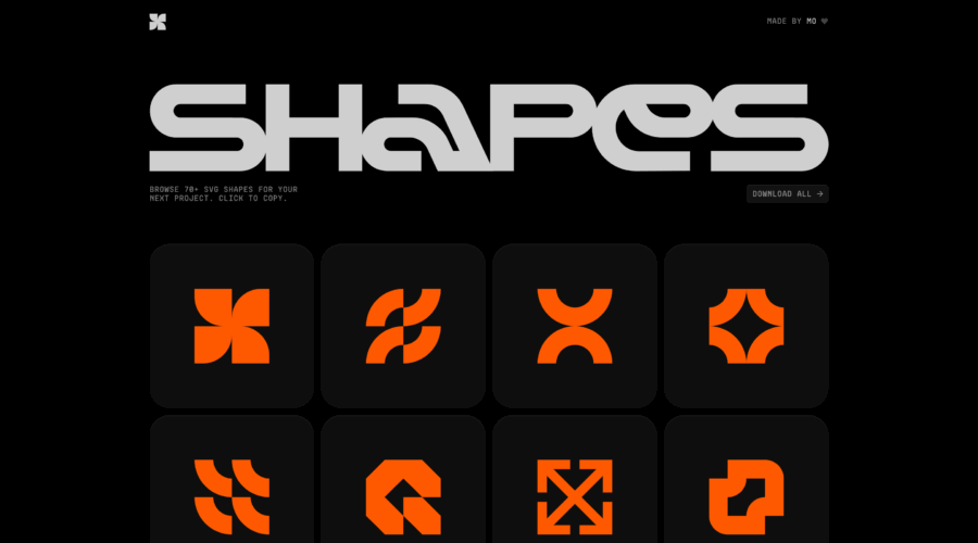 Shapes website