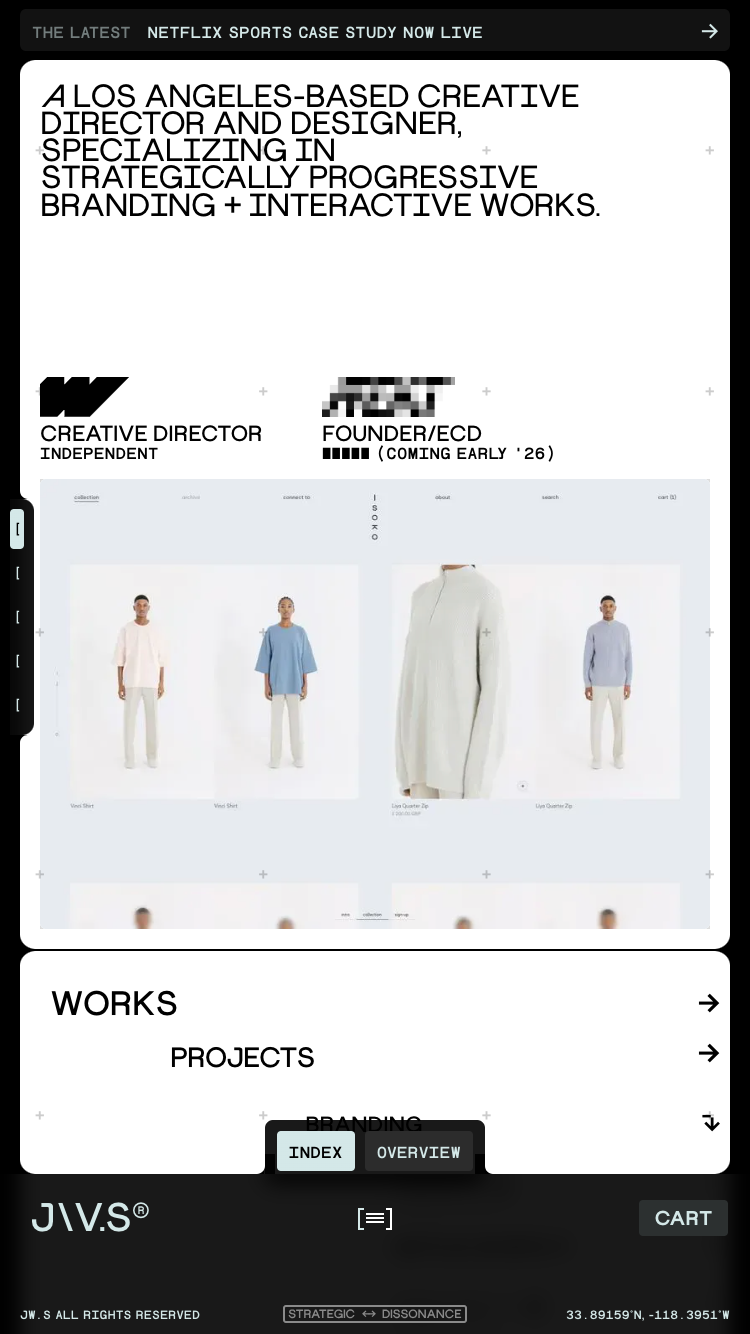 Jon Way Studio website