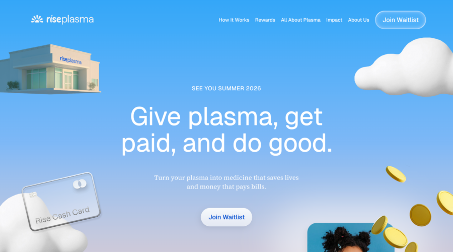 Rise Plasma website