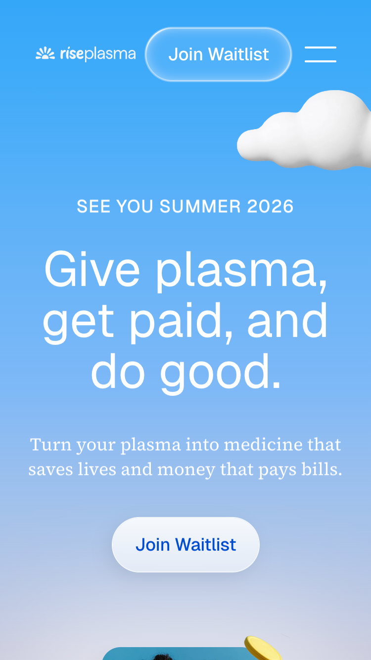 Rise Plasma website