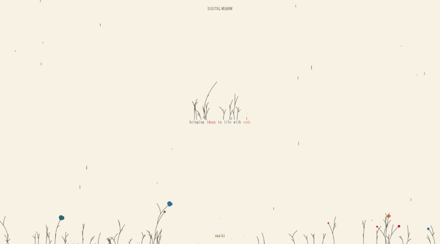 Digital Meadow website