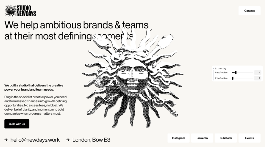 STUDIO NEWDAYS website