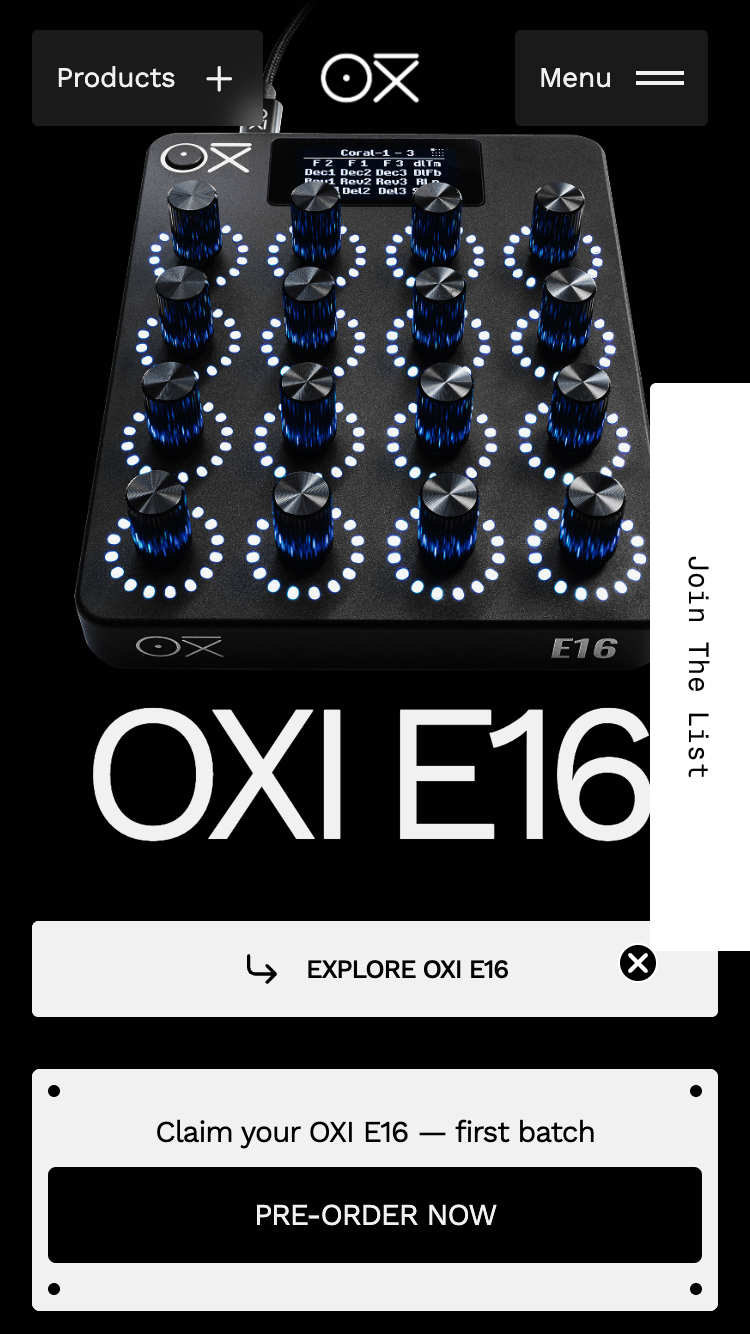 OXI Instruments website