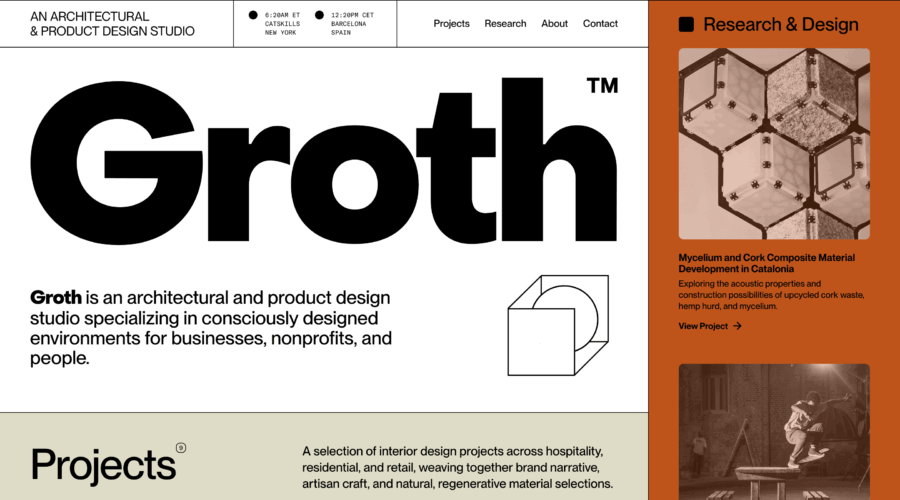 Groth website